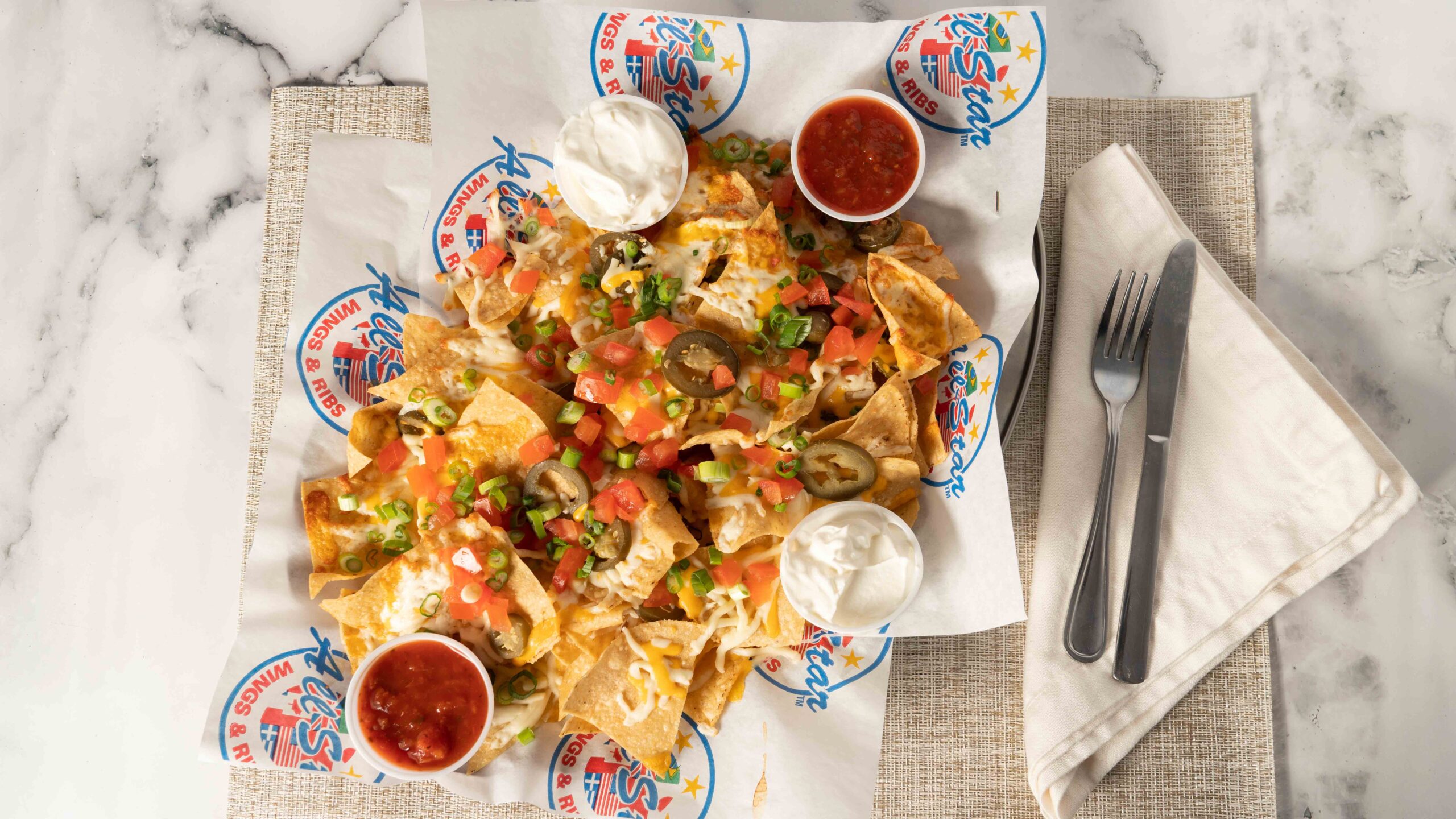 AllStar Wings & Ribs nachos