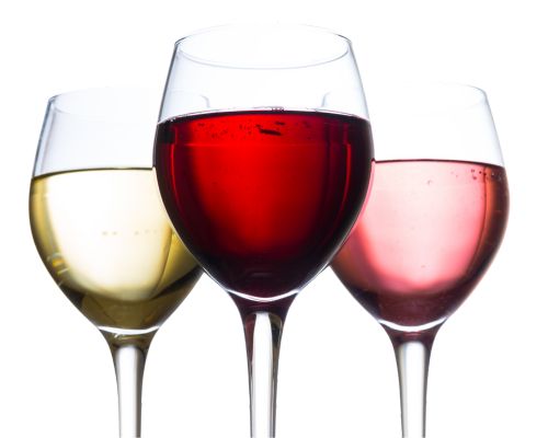 Three glasses of wine